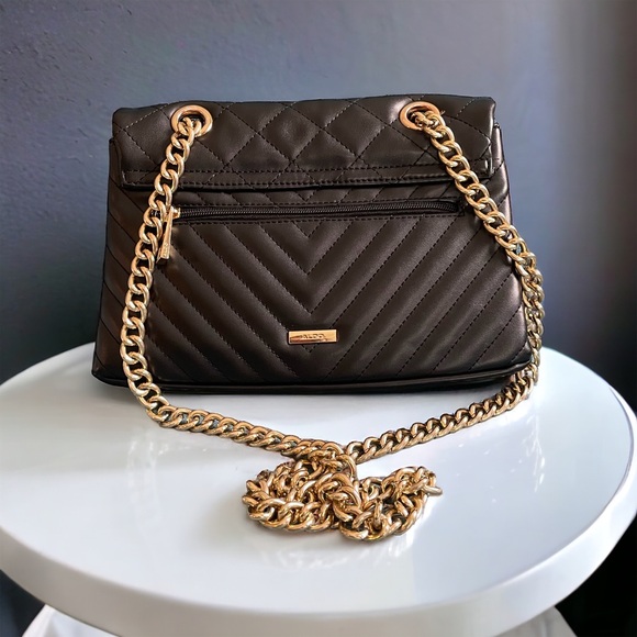 Aldo bag Aldo crossbody bag with chunky chain Also bag quilted bag with chain - Picture 2 of 8